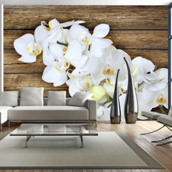 Artgeist - Fotomurale - Delicatezza su legno - 350x245 en oferta