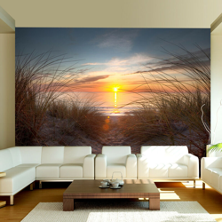 Artgeist - Fotomurale - Tramonto sull'Oceano Atlantico - 350x270 en oferta