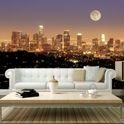 Artgeist - Fotomurale - Luna sopra la città degli angeli - 350x270 precio
