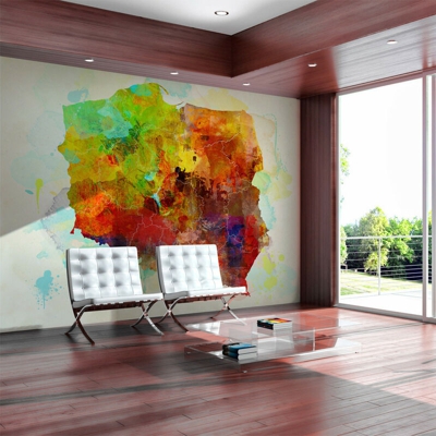 Artgeist - Fotomurale - Map (Poland) - 350x270