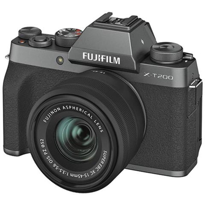 Fotocamera Mirrorless Fujifilm X-t200 + 15-45mm (dark Silver)