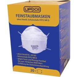 26182 Mascherina antipolvere senza valvola FFP2 D 20 pz. DIN EN 149:2001, DIN EN 149:2009 - L+d Upixx en oferta