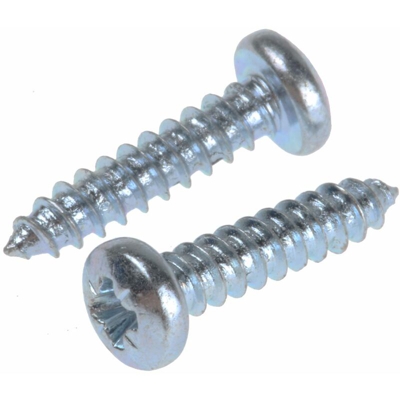 Vite autofilettante in Acciaio zincato lucido guida Pozidriv (Confezione da 100) - Rs Pro