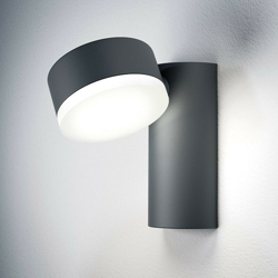 Spot applique extérieur ENDURA STYLE 8 W rond lumière chaude - Coloris gris características