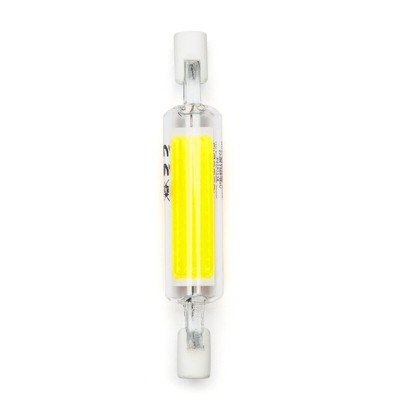 Lampadina Led Lineare R7S 4W 78mm in vetro Bianco Freddo 6500K