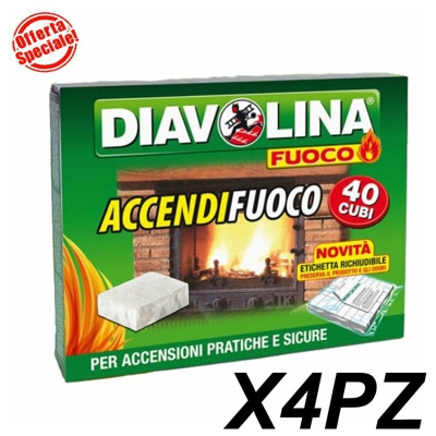 40 cubi richiudibile - OFFERTA 4 CONFEZIONI - Diavolina