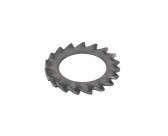 RONDELLA DENTELLATA M 10 INOX Pz.20 DIN6798 GEMAC