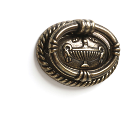 Maniglia ad anello, Zama, Bronzo Antico, 46 mm interasse. Marchio REI en oferta