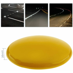 Riflettore stradale rotondo in ceramica giallo 10 cm precio