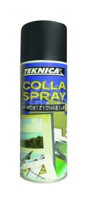 Colla Spray Riposizionabile In 24H 400 Ml Teknica