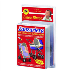 Zanzariera bianca per carrozzina e passeggino in poliestere 150 x 130 cm características