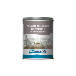 Rio Verde - Renner rlxx40 750ml smalto all'acqua opaco universale inodore alta copertura 40gloss, colori bianco neve satinato en oferta