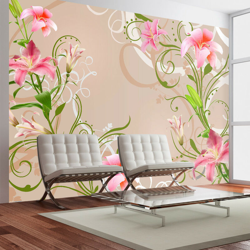 Artgeist - Fotomurale - Il sottile bellezza dei gigli - 350x245 en oferta