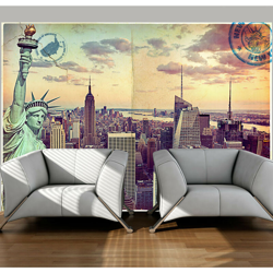 Artgeist - Fotomurale - Cartolina da New York - 350x245 precio