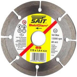 Sait Abrasivi - Disco diamantato bebi diam bs per edilizia mattoni laterizi, diametro 230mm precio