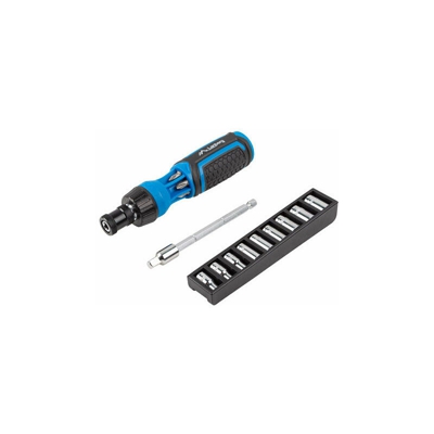 Cacciavite lanberg cacciavite a cricchetto con barra di estensione 9 adattatori e 6 bit