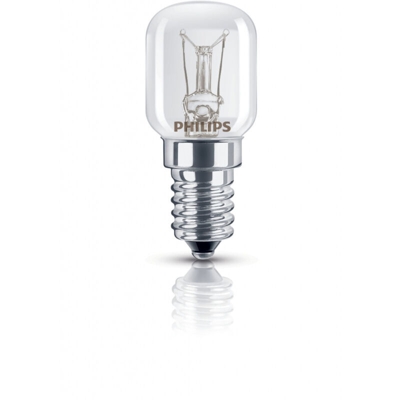03851750 Lampada, 15W, T25, E14, 230-240V, E, 2,5 cm, Argento chiaro - Philips