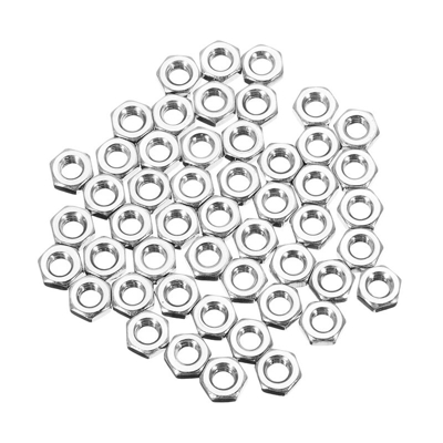 Suleve 50 pz Filettatura Grossa Metrica Filettatura In Acciaio Inox Dadi Esagonali M2 M3 M4 M5 M6