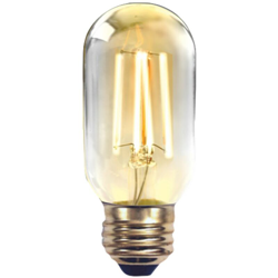 lampadina led filamento elettronico edison tube 2w=20w - e27 - 2.200k - 320º - 220 lm - luce extra calda - a++ - Silver en oferta