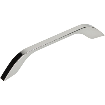 Maniglia per mobili in zama cromo lucido interasse 160 mm 10 pezzi art. MG38994