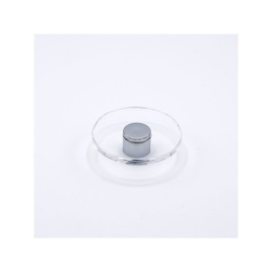 Pomolo trasparente rotondo con tappo effetto cromato lucido 65x20mm - 440 Geo en oferta