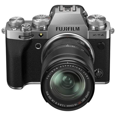 Fotocamera Mirrorless Fujifilm X-t4 + 18-55 Mm (silver)