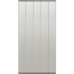 Zanzariera per Porta con 4 Sezioni a Rete Nera 120x240 cm - Nero - Vidaxl en oferta