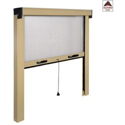 Zanzariera verticale irs-ce 80x170h avorio per finestra riducibile alluminio - Gdr precio