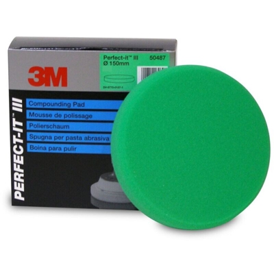 3m tampone spugna per lucidatura piatta verde 3m 50487 per pasta abrasiva d150