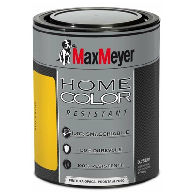 Max Meyer - MAXMEYER- PITTURA MURALE DECORATIVA HOMECOLOR RESISTANT 0,75 LT SOLEDO
