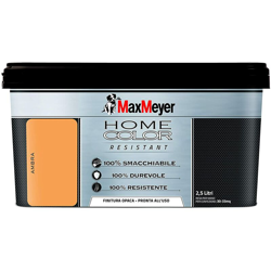 MAXMEYER- PITTURA MURALE DECORATIVA HOME COLOR RESISTANT 2,5 lt AMBRA en oferta