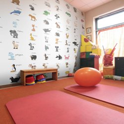 Fotomurale - Learning by playing (animals) - 200x154 características