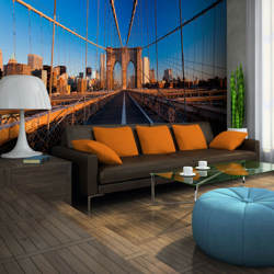 Artgeist - Fotomurale - Sulla strada per il Manhattan - 350x270 en oferta