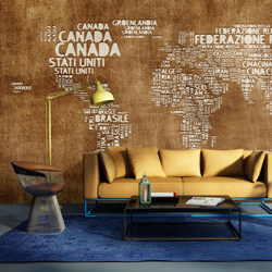 Fotomurale - Antica mappa (in italiano) - 200x154 en oferta