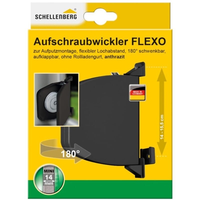 50149 Flexo - Avvolgitore per tapparelle mini, apribile, colore: Antracite - Schellenberg