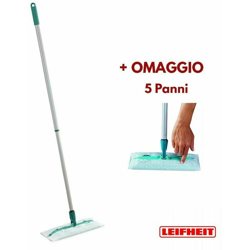 Clean Away Scopa Catturapolvere con Panno Antistatico Straccio 56640 - Leifheit características