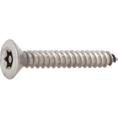 88115-25 Viti a testa svasata per lamiera 3.5 mm 25 mm TORX Tamper Resistant Acciaio inox 10 pz. - Toolcraft
