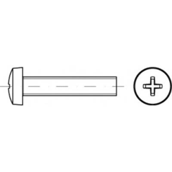 TO-5430966 Viti a testa cilindrica M4 16 mm A croce Philips ISO 7046 Acciaio galvanizzato zinco 200 pz. - Toolcraft características