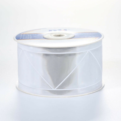 Nastro riflettente in PVC Silver da cucire sui tessuti 25/50 mm Misura - 5cm x 5 Metri