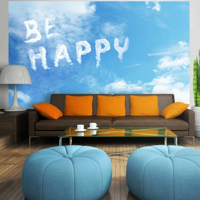 Artgeist - Fotomurale - Be happy - 350x245