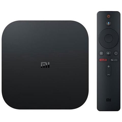 Originale Globale Xiaomi Mi Tv Box, 4k Hdr Android 8.1 Ultra Hd Wifi Google Cast Netflix Set Top Mi Box 4 Lettore Multimediale - Con Presa Au [ con Spina Uk]