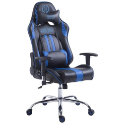 Poltrona Racing Limit XL Similpelle Nero Blu Senza Poggiapiedi precio