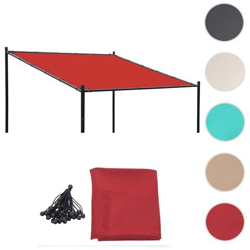 Telo Di Ricambio Copertura Tetto Per Gazebo Hwc-a22 Poliestere 3x3m Bordeaux características