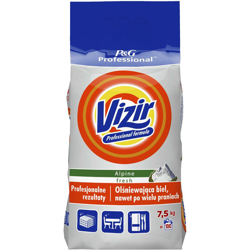 Detergente in polvere PROFESSIONAL Alpine white per 100 lavaggi, 7,5 kg - Vizir en oferta