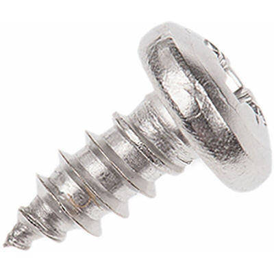 Vite autofilettante in Acciaio inox Liscio guida Pozidriv (Confezione da 100) - Rs Pro