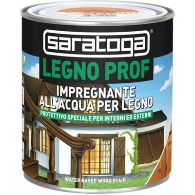 Legno prof 750ml impregnante per legno base acqua per interni ed esterni, colori disponibili teak