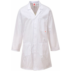 Camice da laboratorio Riutilizzabile Unisex, tg. S, in Poliestere, Cotone, Bianco - Rs Pro en oferta
