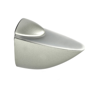 Reggimensola regolabile per vetro e legno, PELICANO XL, in Zama, Nichel Satinato. Marchio REI