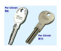 Chiave originale per cilindri Iseo - Per cilindri R11 1 Pz características