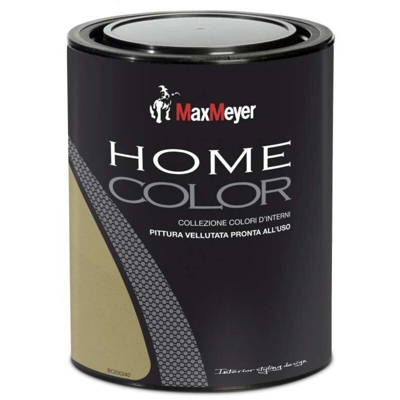 Max Meyer - MAXMEYER - PITTURA LAVABILE METALLIZZATA HOMECOLOR 0,75 LT ORO